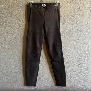 L'AGENCE Skinny Chocolate Brown Leggings Pants